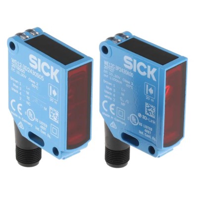 SICK Through Beam Photoelectric Sensor Block 0 to 20 m Detection Range PNP Output IP66 IP67 IP69K WSE12C-3P2430A00