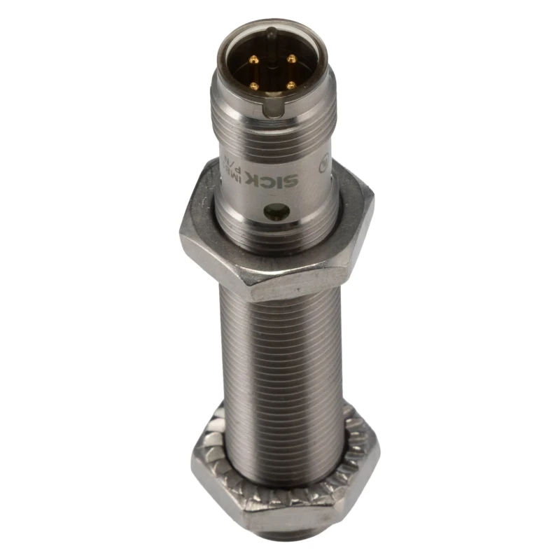SICK Threaded Barrel Inductive Proximity Sensor M12 x 1, PNP Output, 30 V DC, 4 mm Detection, Stainless IMB12-04BPPVC0S