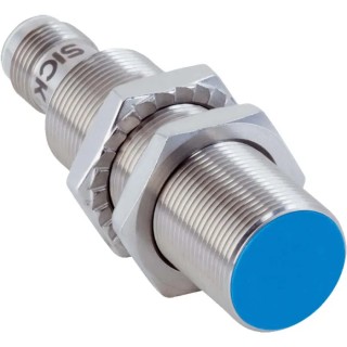 SICK Threaded Barrel Inductive Proximity Sensor M18 x 1, Flush Mount, PNP Output, 30 V DC, 8 mm Sensing IMB18-08BPPVC0S