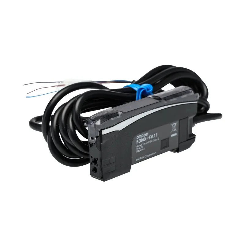 Omron Plastic Fibre Optic Sensor with NPN Output 1020mW Power Consumption EtherCAT Interface 30V DC Supply E3NX-FA11 2M