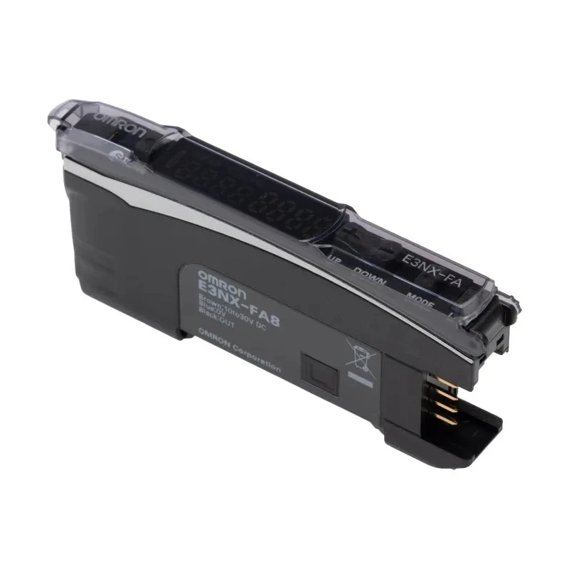 Omron Plastic Fibre Optic Sensor PNP Output 30V DC 920 mW EtherCAT Polycarbonate Housing E3NX-FA8