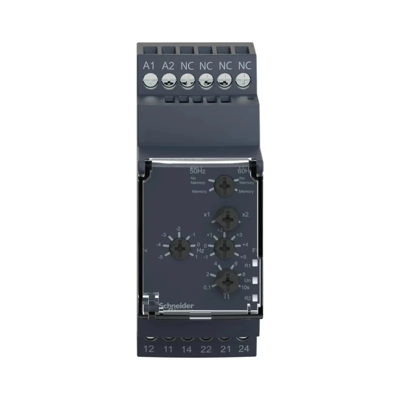 Schneider Electric Monitoring Relay DPDT Contact Configuration, DIN Rail Mount Type, Time Delay 0.1 to 10 s RM35HZ21FM