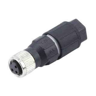 Molex Circular Connector, 3 Contacts, Cable Mount, M8 Size, Plug Female, Polymer Housing, IP65/IP67, Nano-Change 120091-0028