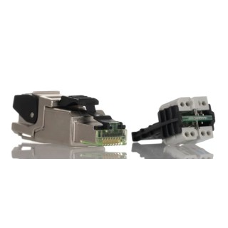 Molex 130047 Series RJ45 Connector Cat5e Cat6a Shielded Straight 8 Way 130047-8010