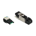 Molex 130047 Series RJ45 Connector Male Cable Mount Cat5e Cat6a Shielded Straight 1 Port 8 Way RJ45