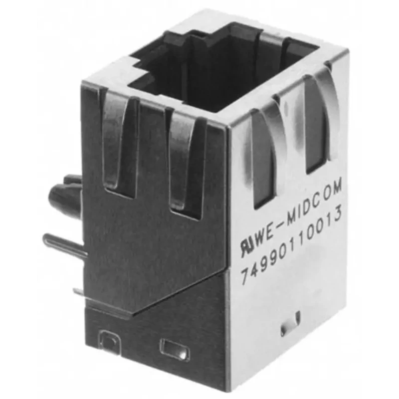 Wurth Elektronik PCB LAN Ethernet Transformer, 1 Output, Solder Termination, 15.88 mm x 13.95 mm, -40°C to 85°C 74990111211