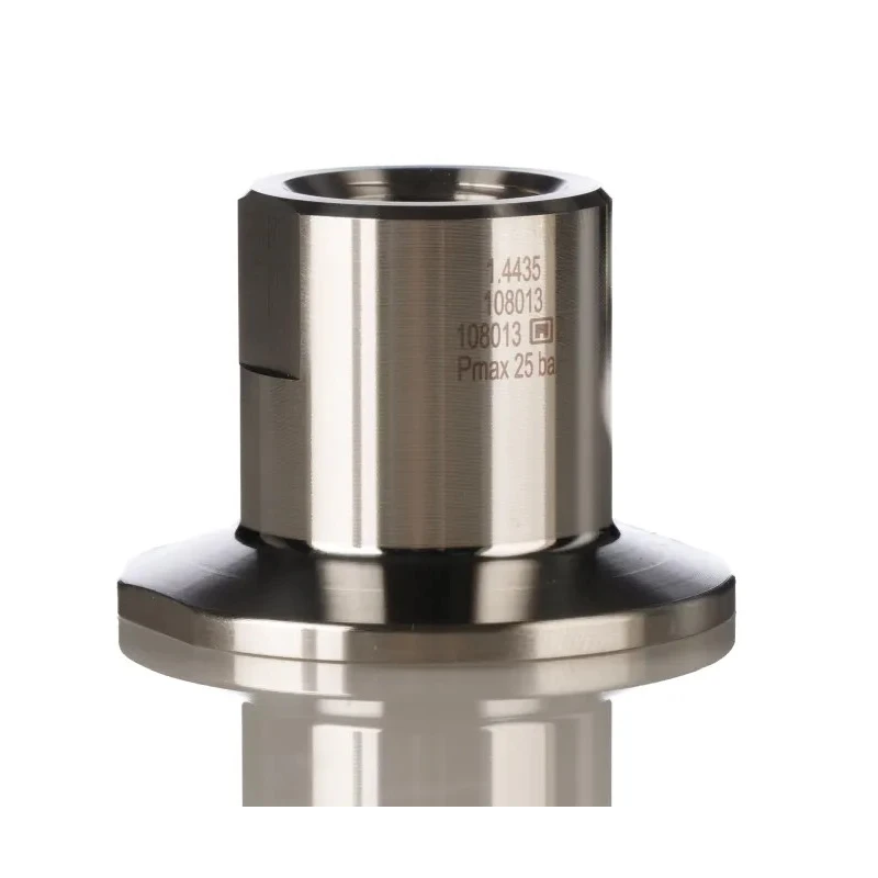 ifm electronic Clamp Adapter 1.5 in Diameter, Height 34mm, DIN 32676 ISO 2852 FDA Standards E33401