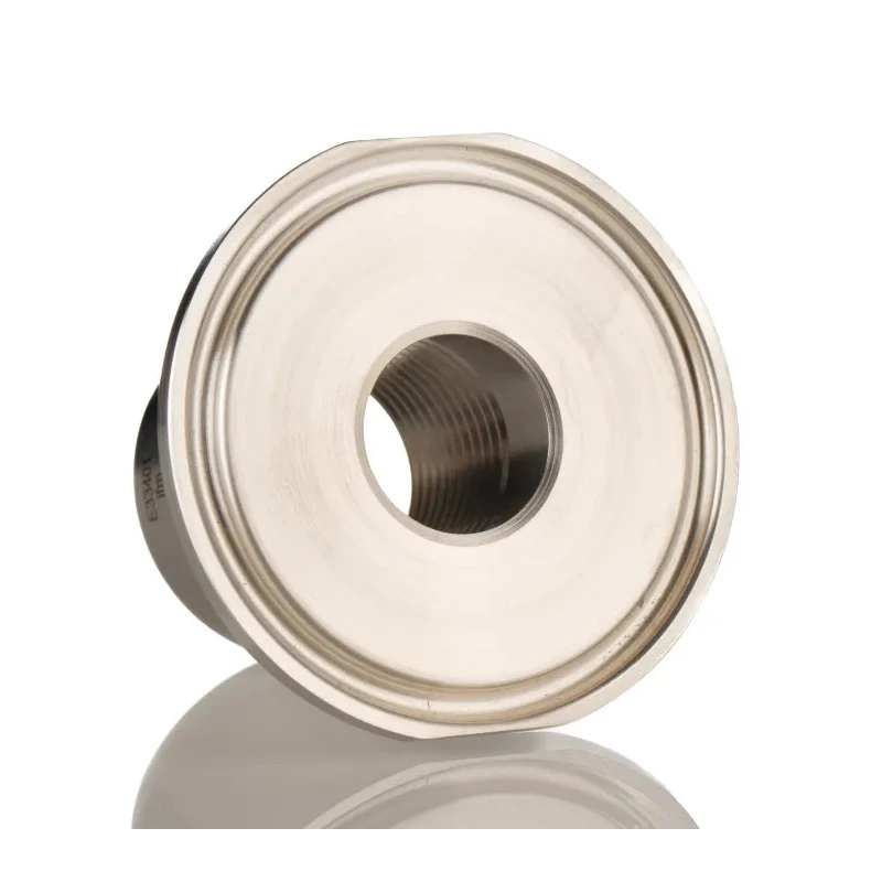 ifm electronic Clamp Adapter 1.5 in Diameter, Height 34mm, DIN 32676 ISO 2852 FDA Standards E33401