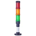 AUER Signal ECOmodul40 Series Amber, Green, Red Signal Tower Multi-tone, 3 Lights 24V AC/DC Base ECOmodul40