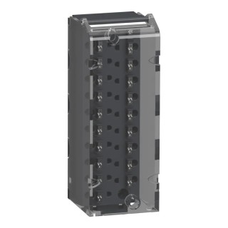 Schneider Electric X80 Series Pluggable Terminal Block, 20 Terminals, Spring Type BMXFTB2020