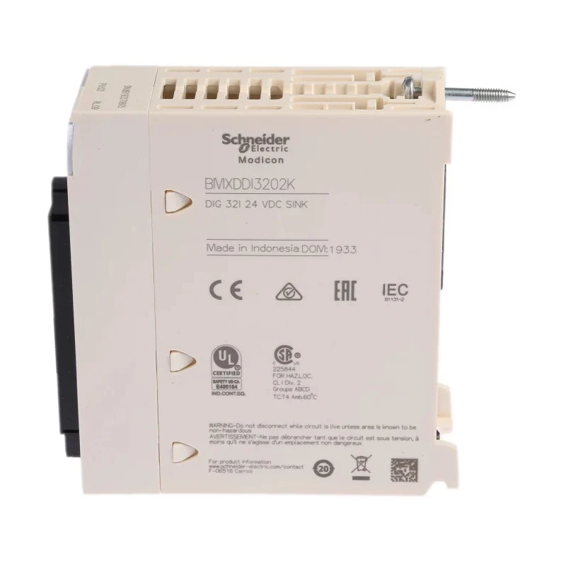 Schneider Electric PLC I/O Module 32 Discrete Inputs 24V DC Modicon X80 BMXDDI3202K