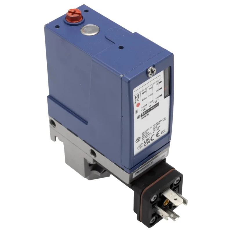 Telemecanique Sensors XMLA Series Pressure Switch 0 bar to 160 bar 240V AC Panel Mount IP65 IP66 XMLA160D2C11