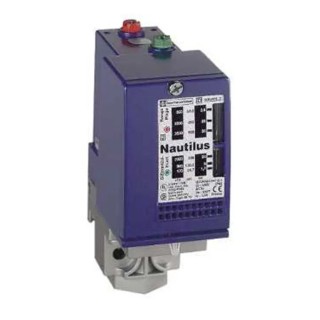 Telemecanique Sensors Pressure Switch Panel Mount Zinc Alloy Housing IP66 0-10 bar 2% Accuracy XMLC010B2S11