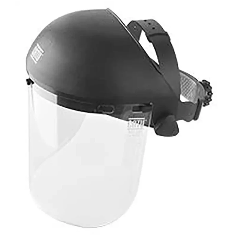 Catu Clear Polycarbonate Face Shield with Brow Guard, Resistant to High Speed Particles, Electric Arc Resistant MO-286