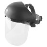 Catu Clear Polycarbonate Face Shield with Brow Guard, Resistant to High Speed Particles, Electric Arc Resistant MO-286