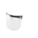 Catu Clear Polycarbonate Face Shield with Brow Guard, Resistant to High Speed Particles, Electric Arc Resistant MO-286