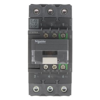Schneider Electric TeSyS D Contactor, 24V DC Coil, 3-Pole, 50 A, 22 kW, 3 NO, 690V AC LC1D50ABBE