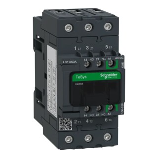 Schneider Electric TeSys D 3-Pole Contactor 50 A, 22 kW 250V, 230V AC Coil LC1D50AKUE