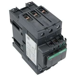 Schneider Electric TeSys D Contactor, 24V DC Coil, 3-Pole, 65 A, 30 kW, 3 NO, 690V AC LC1D65ABBE