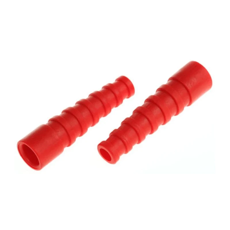 MH Connectors RG Strain Relief Boot BNC Boot Hermaphroditic Material Polypropylene Red for use with RG58 BNC RG58SRB-R