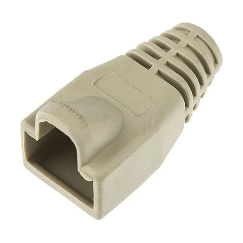 MH Connectors RJ45 Connector Boot Grey Polypropylene RJ45SRB Series RJ45SRB-RET-DG