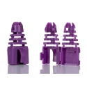 MH Connectors RJ45 Connector Boot, Retrofit, Polypropylene, Purple RJ45SRB-RET-P
