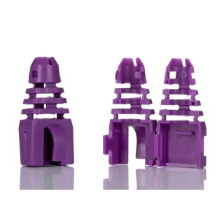 MH Connectors RJ45 Connector Boot, Retrofit, Polypropylene, Purple RJ45SRB-RET-P