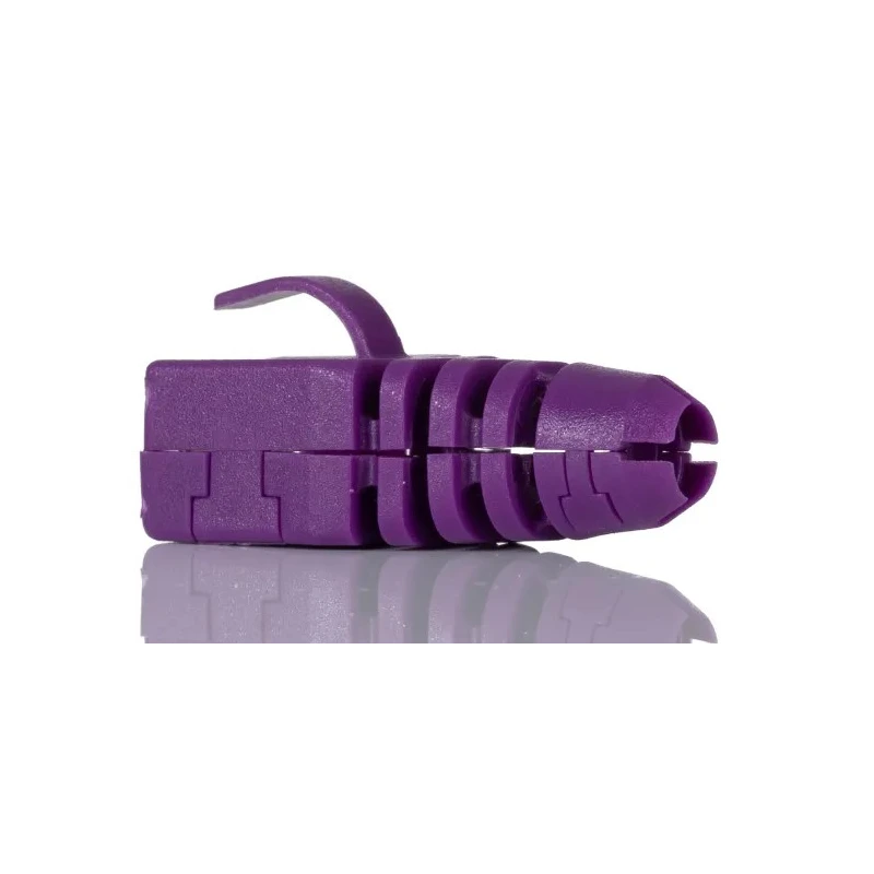 MH Connectors RJ45 Connector Boot, Retrofit, Polypropylene, Purple RJ45SRB-RET-P