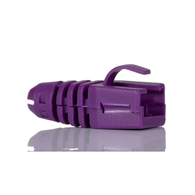 MH Connectors RJ45 Connector Boot, Retrofit, Polypropylene, Purple RJ45SRB-RET-P