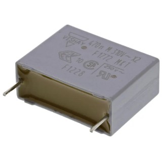 Vishay F1772 Film Capacitor 470 nF 310V AC 310 V DC Through Hole F17724472260