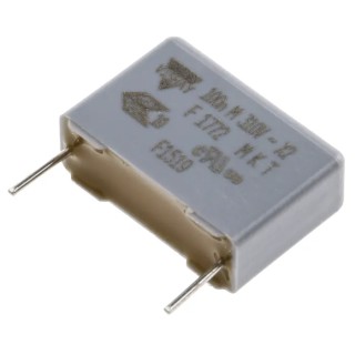 Vishay F1772 Film Capacitor 100nF 310V AC 310V DC Through Hole Mount F17724102200