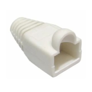 MH Connectors RJ45 Connector Boot White Polyvinyl Chloride RJ45SRB Series RJ45SRB-W