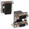 Norcomp 189 Series Right Angle 9 2.769 mm Pitch PCB D-Sub Connector with 4 to 40 Insert 189-009-413R491