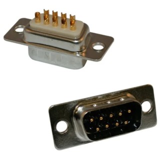 Norcomp SEAL-D 9 Way Straight 2.769 mm Pitch Cable D-Sub Connector Male 772-E09-103R001