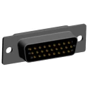 Norcomp 26 Way Straight Plug-in D-Sub Connector Female 2.286 mm Pitch 5A 1kV Steel Housing 780-M26-213R001