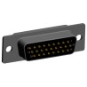 Norcomp 26 Way Straight Plug-in D-Sub Connector Female 2.286 mm Pitch 5A 1kV Steel Housing 780-M26-213R001