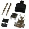 Norcomp MICRO-D 15 Way Straight D-Sub Connector Female Thermoplastic Housing Crimp Termination 960-015-010R011