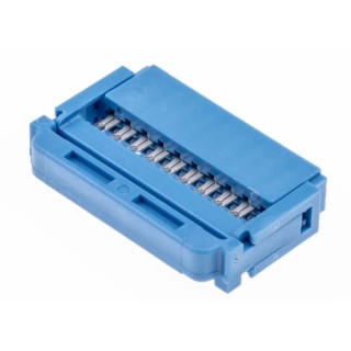 TE Connectivity 20-Way IDC Connector Female for Cable, 2 Row 1658527-8