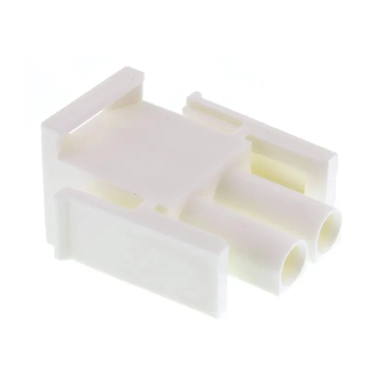 TE Connectivity Universal MATE-N-LOK Male Connector Housing 6.35 mm Pitch 2 Way 1 Row Straight 350777-1