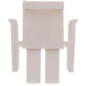 TE Connectivity Universal MATE-N-LOK Male Connector Housing 6.35 mm Pitch 2 Way 1 Row Straight 350777-1