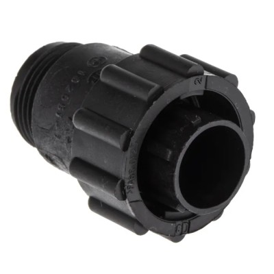 TE Connectivity Circular Connector 4 Contacts In-Line Standard Connector Plug Male 600V 13A Thermoplastic Housing 182651-1
