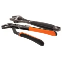 Bahco 2-Piece Assortment Plier Set, Adjustable Wrench and Water Pump Pliers, 300mm Overall Length 9873