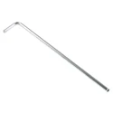 Wiha L Metric Hex Key, Hex size 3 mm, Chrome Vanadium Steel, Long Arm, Chrome Plated Finish 20549