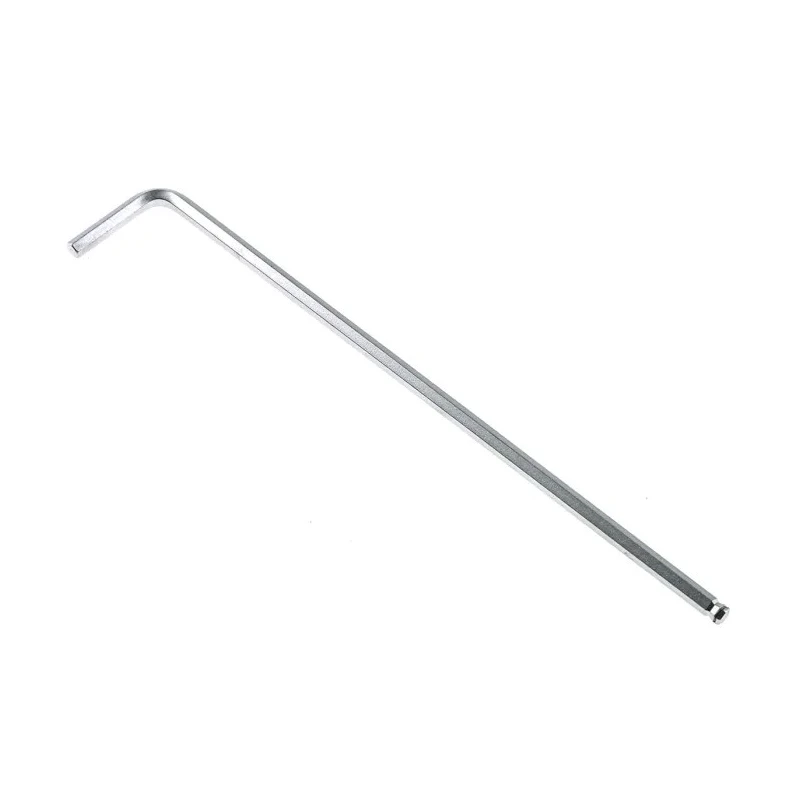 Wiha L Metric Hex Key, Hex size 3 mm, Chrome Vanadium Steel, Long Arm, Chrome Plated Finish 20549