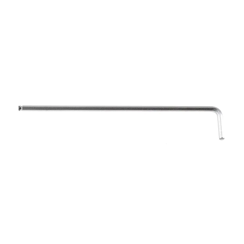 Wiha L Metric Hex Key, Hex size 3 mm, Chrome Vanadium Steel, Long Arm, Chrome Plated Finish 20549