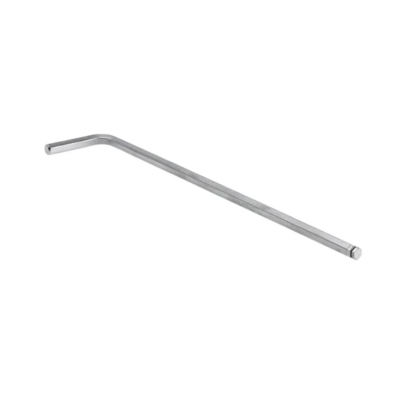 Wiha L Metric Hex Key, Hex Size 4 mm, Chrome Vanadium Steel, Long Arm, Chrome Plated Finish 20550