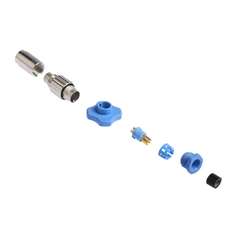 TE Connectivity Circular Connector Subminiature Cable Plug 5 Contacts Male IP65 TRIAD 01 Series 2-1437719-1