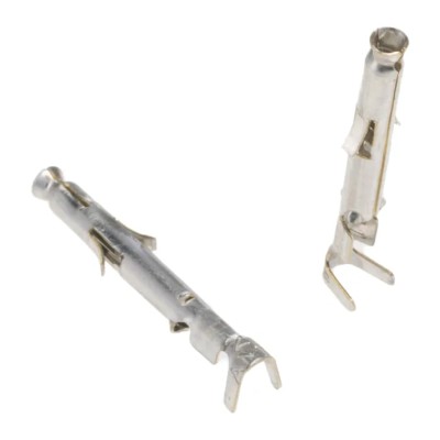 TE Connectivity Mini-Universal MATE-N-LOK Series Female Crimp Terminal 7A Current 26-22 AWG Tin Plated Brass 170365-1