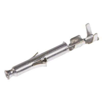 TE Connectivity Mini-Universal MATE-N-LOK Series Female Crimp Terminal 7A Current 26-22 AWG Tin Plated Brass Contact 170361-1