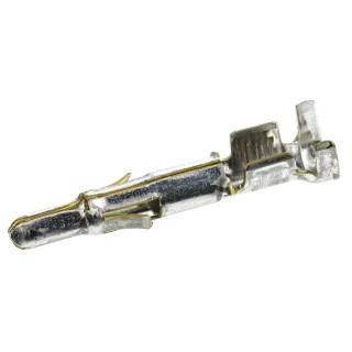TE Connectivity Universal MATE-N-LOK Series Male Crimp Terminal 20 AWG Min Crimp 14 AWG Max 926883-1